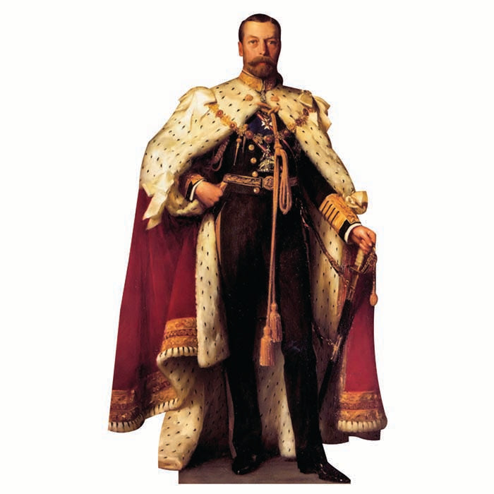 King George V Cardboard Cutout