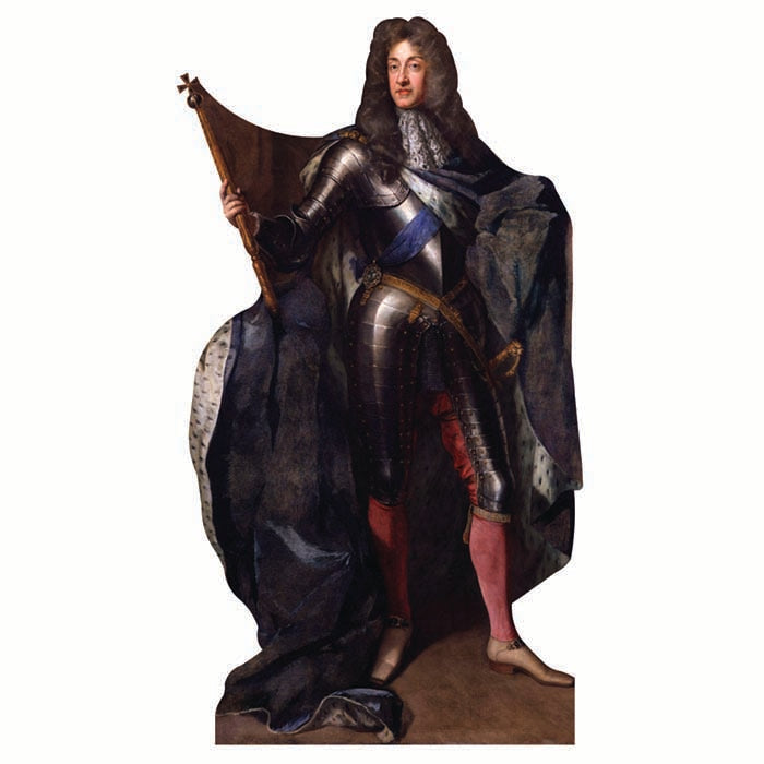 King James II Cardboard Cutout