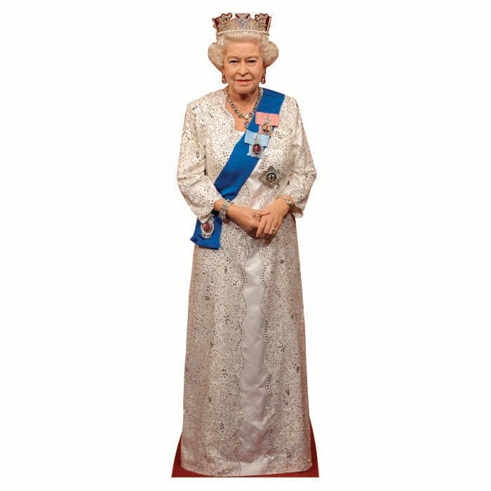 Queen Elizabeth II 70 70th Platinum Jubilee Cardboard Cutout
