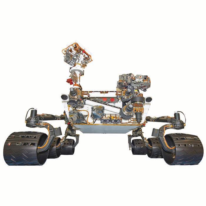 Curiosity Mars Rover Front View Cardboard Cutout