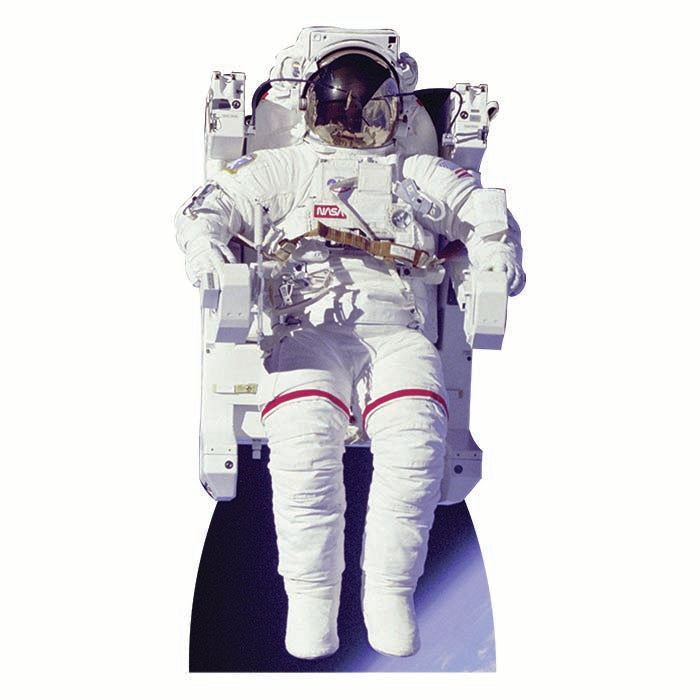 Astronaut Sitting Cardboard Cutout