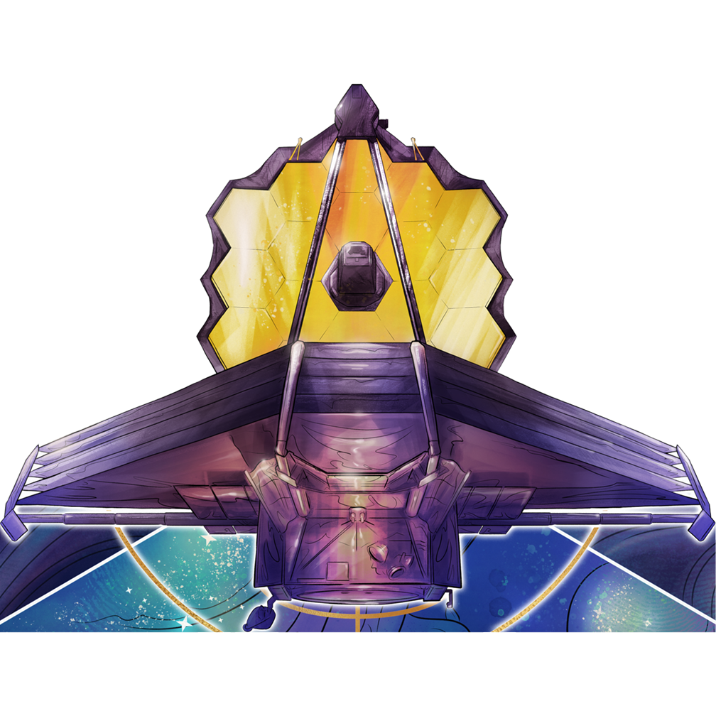 James Webb Space Telescope NASA Cardboard Cutout