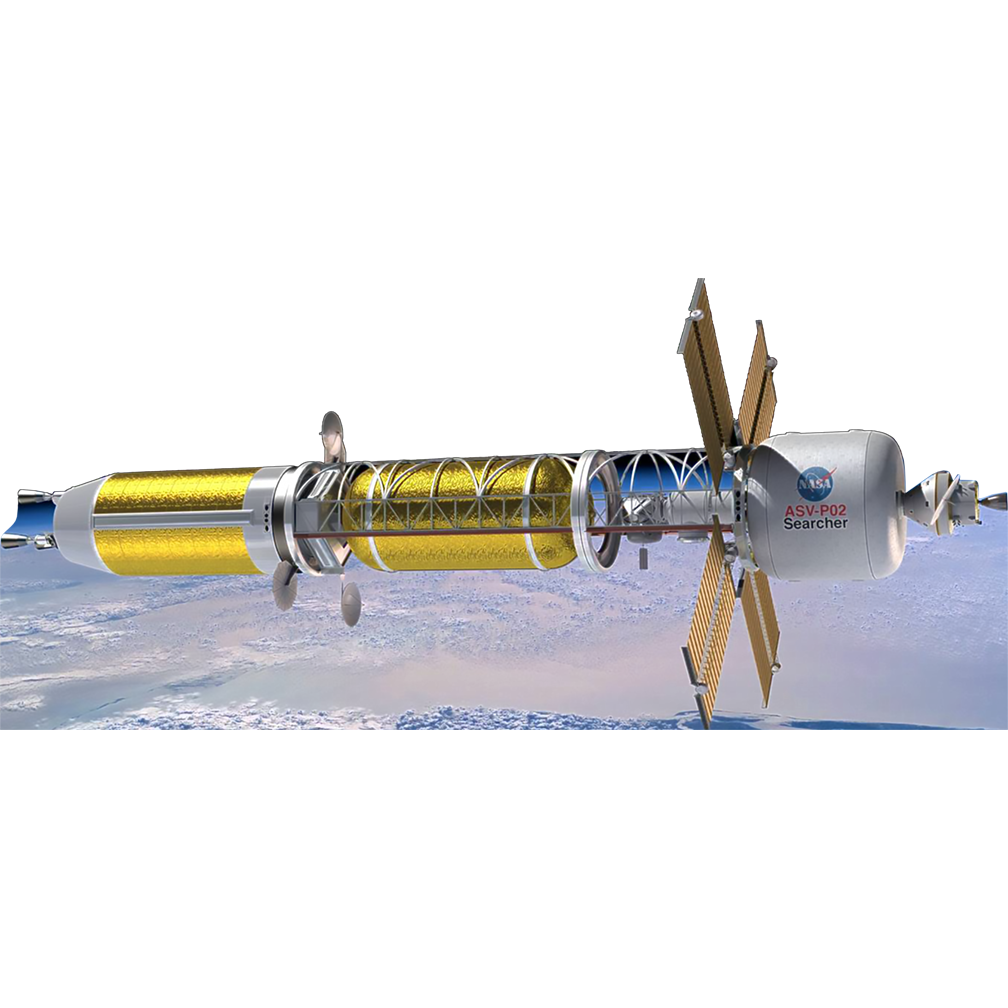 NASA Nuclear Thermal Propulsion Space Satellite Cardboard Cutout