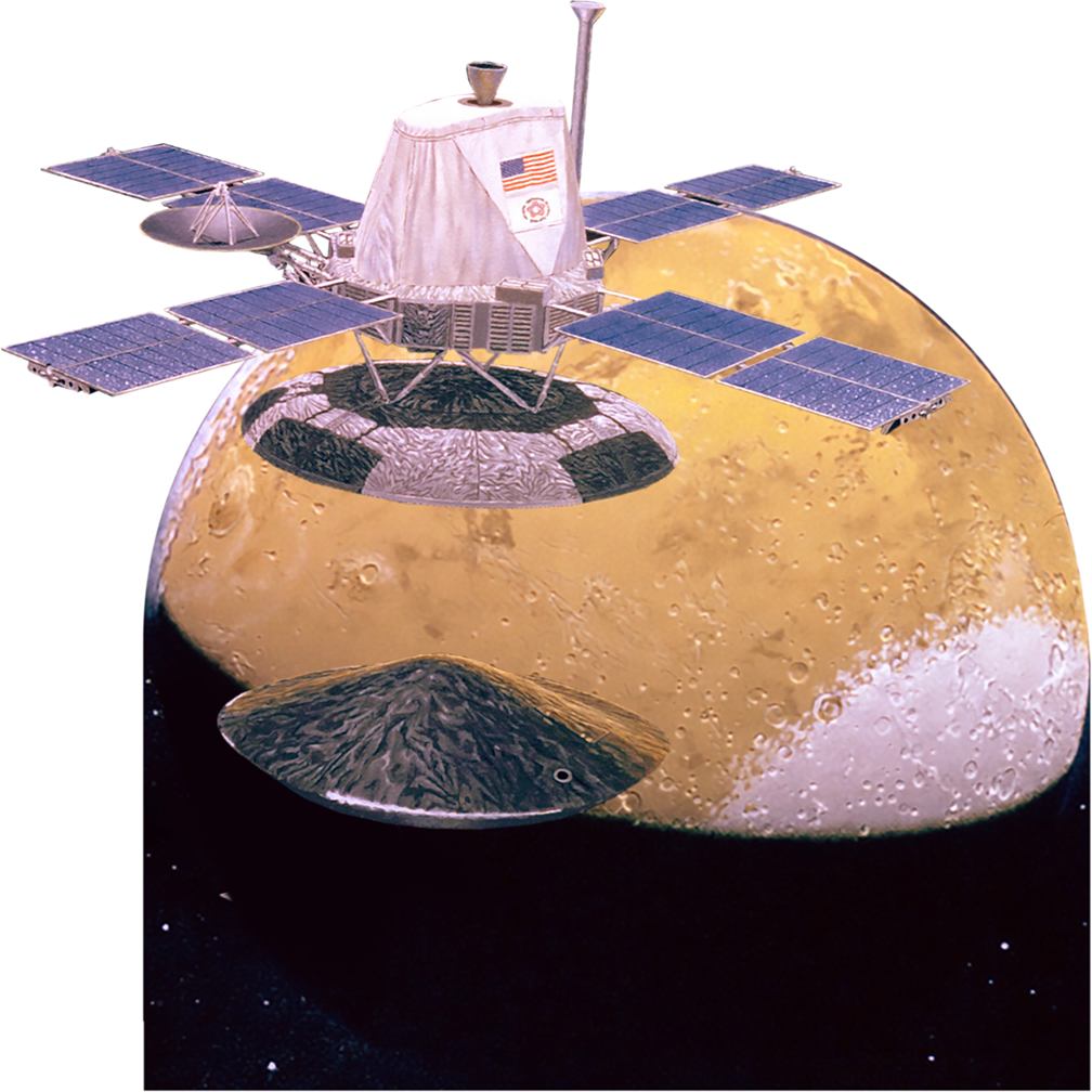 Viking Orbiter Mars Mission Cardboard Cutout