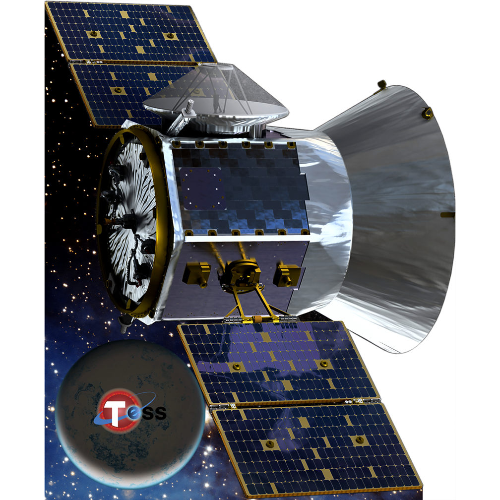 Transiting Exoplanet Survey Satellite TESS Space Telescope Cardboard Cutout