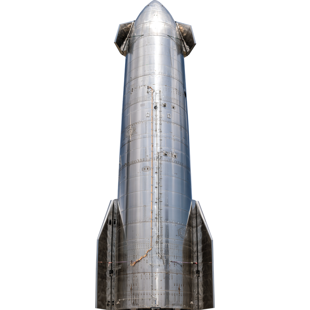SpaceX Starship SN16 Cardboard Cutout