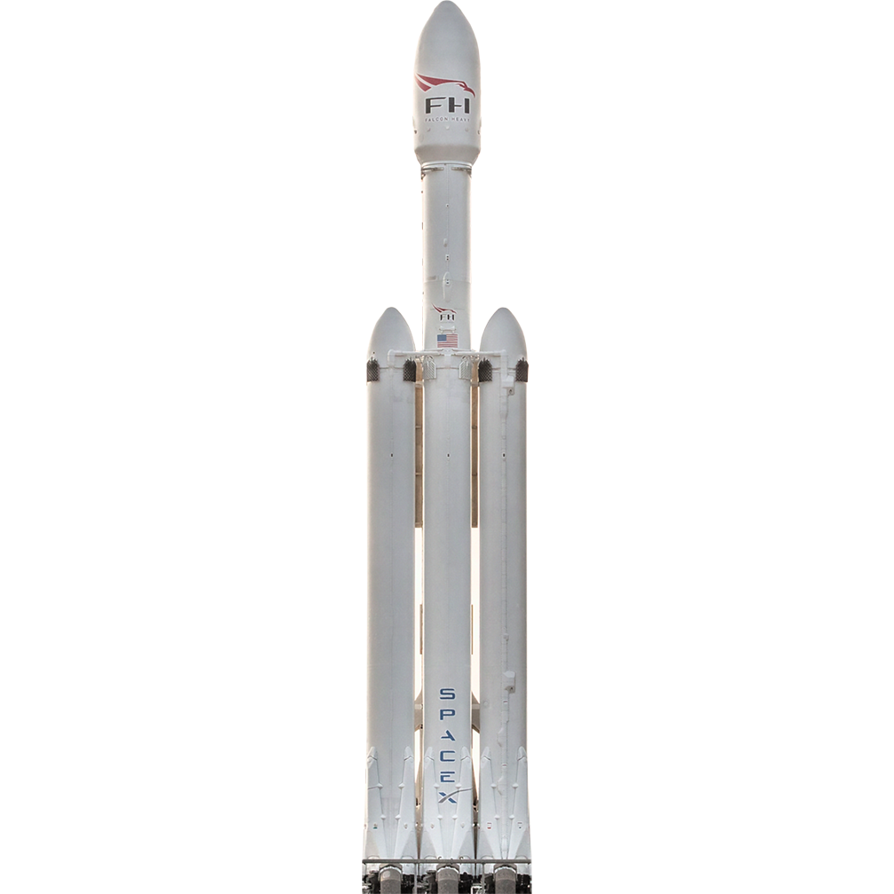SpaceX Falcon 9 Heavy Space Rocket Cardboard Cutout