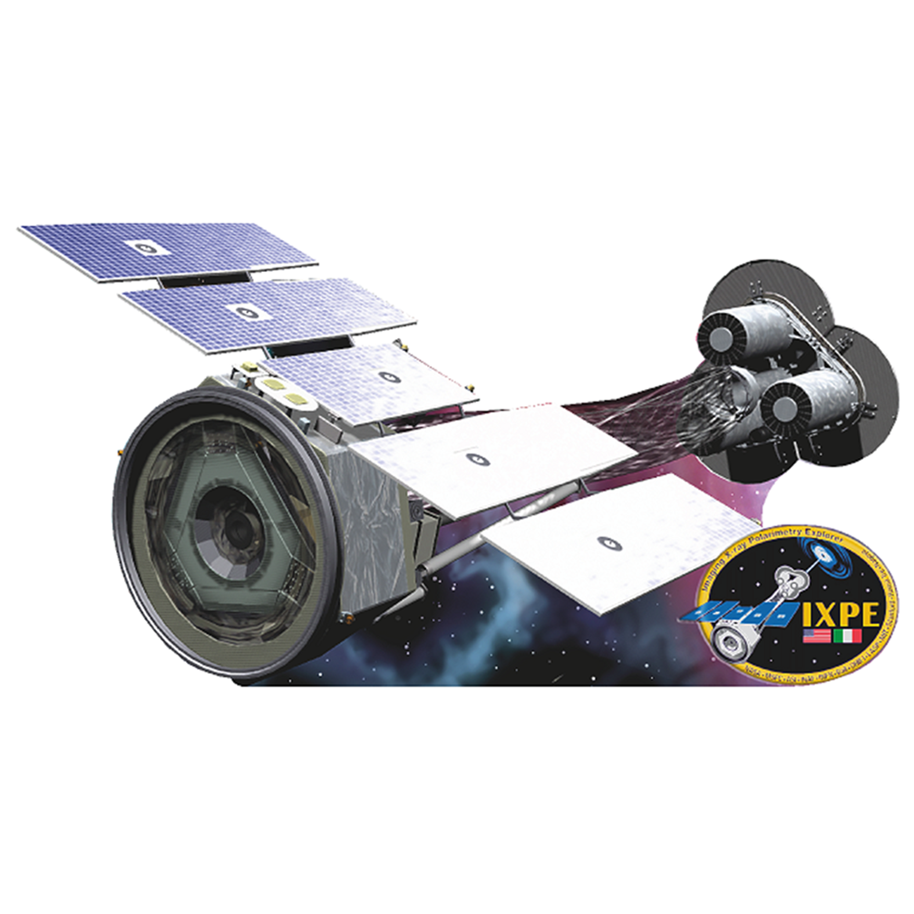 NASA Imaging Xray Polarimetry Explorer IXPE Satellite Cardboard Cutout
