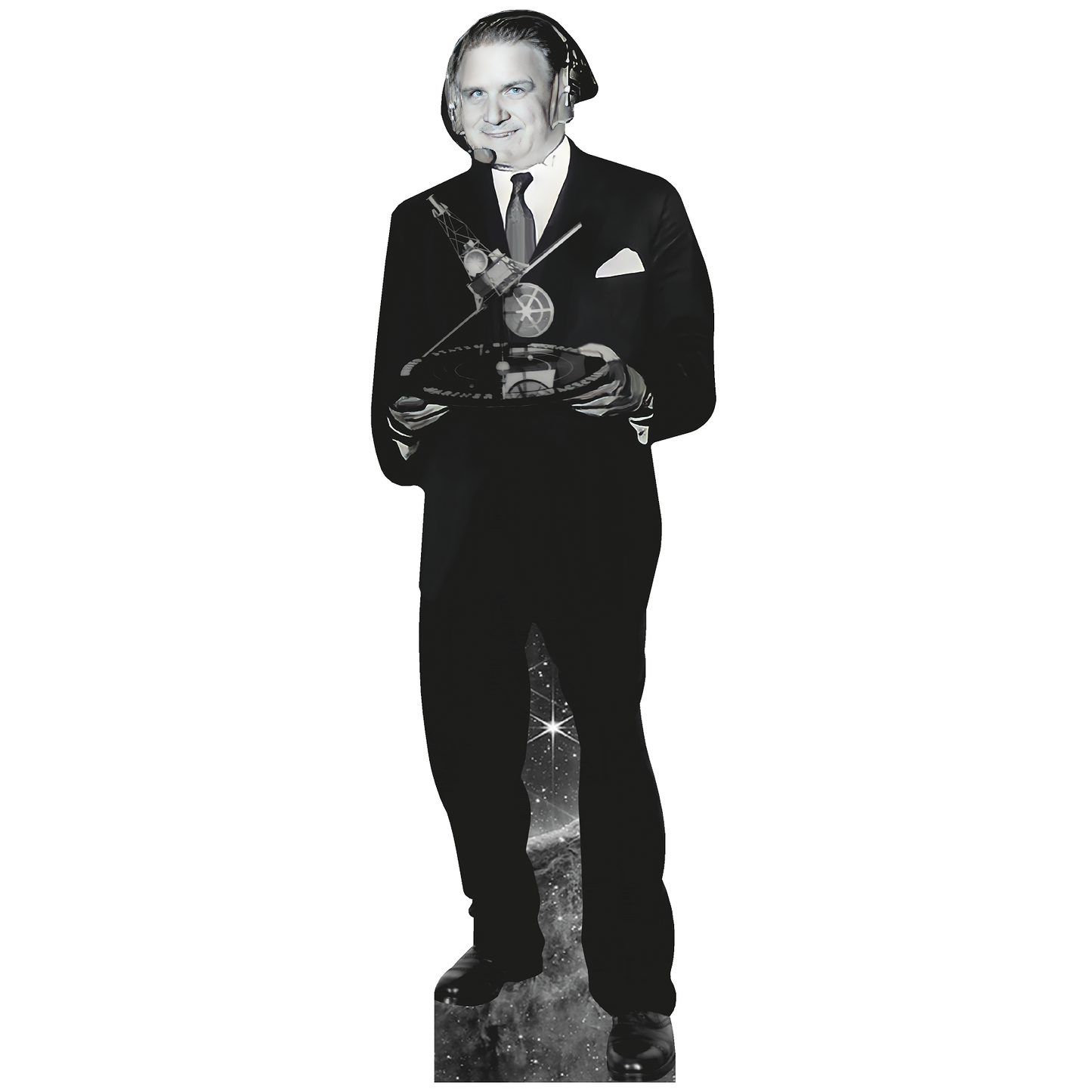 James E Webb Cardboard Cutout