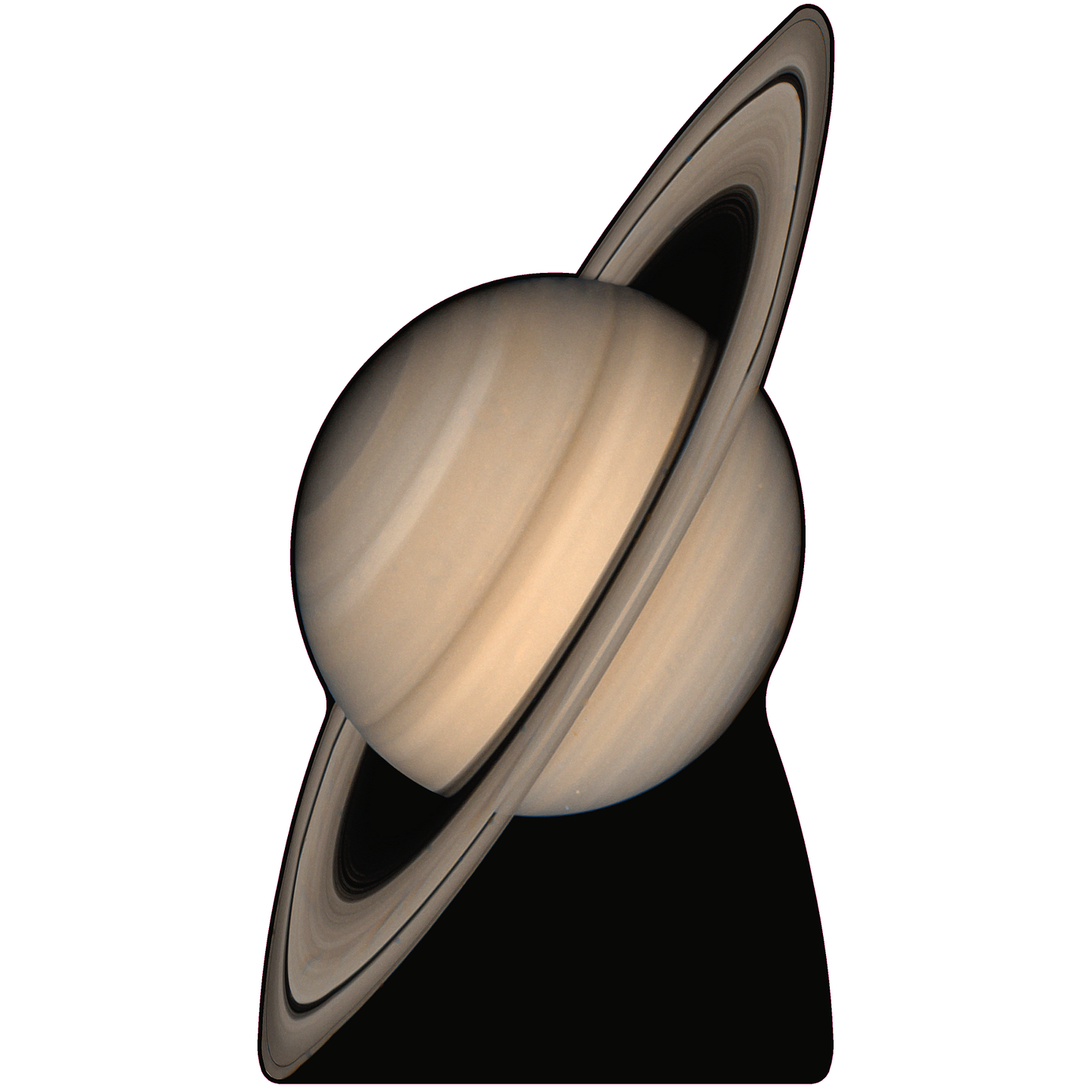 Tall Saturn at Angle NASA Astronomy 89inch Cardboard Cutout