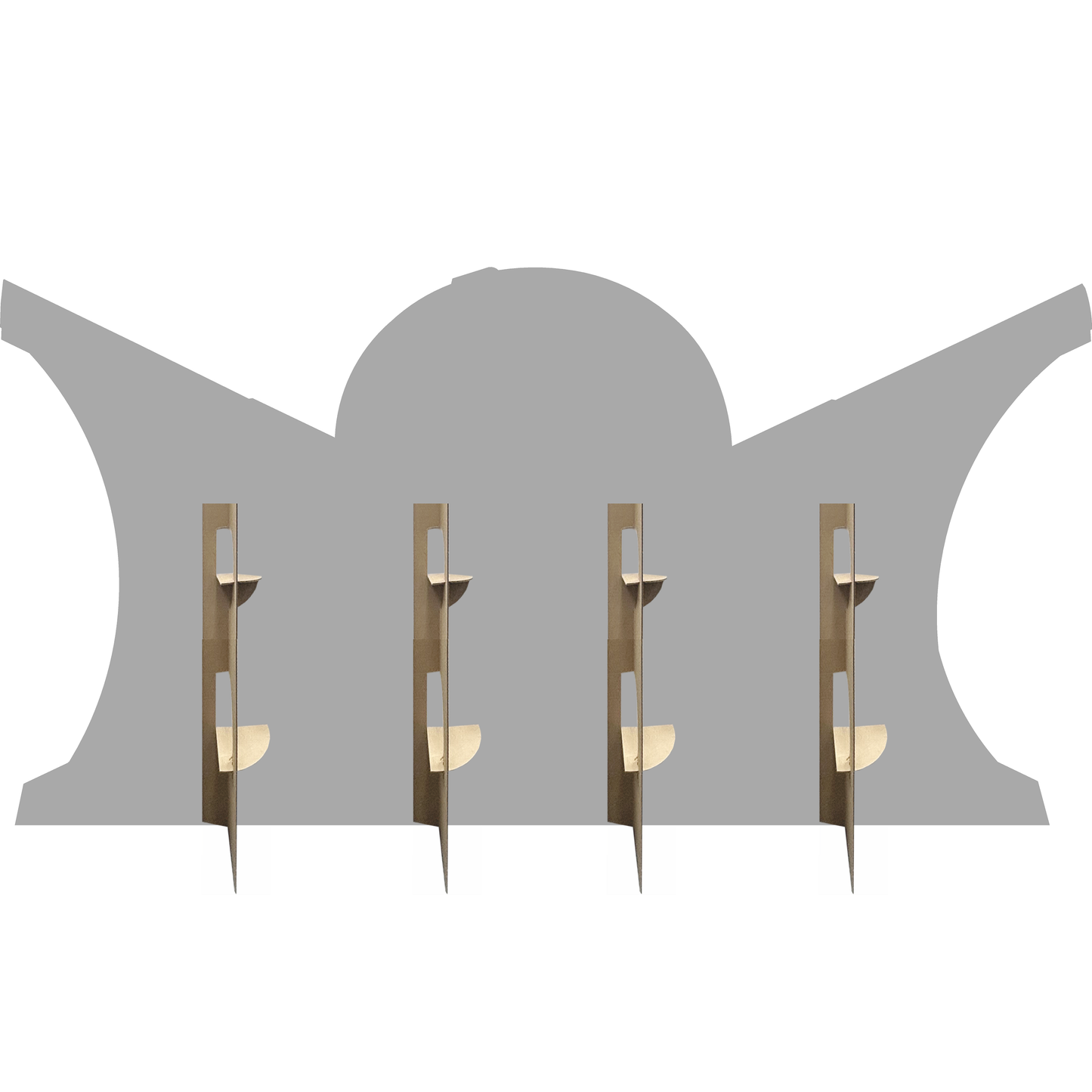 Artemis II Mission Orion Spacecraft Lunar Orbit Cardboard Cutout