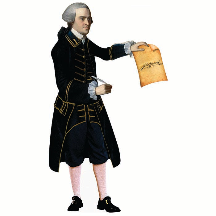 John Hancock Cardboard Cutout