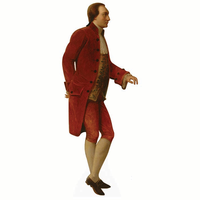 Marquis de Lafayette Cardboard Cutout