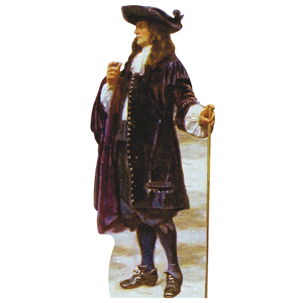 William Penn Cardboard Cutout