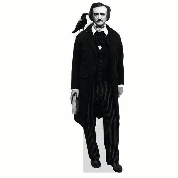 Edgar Allan Poe Cardboard Cutout