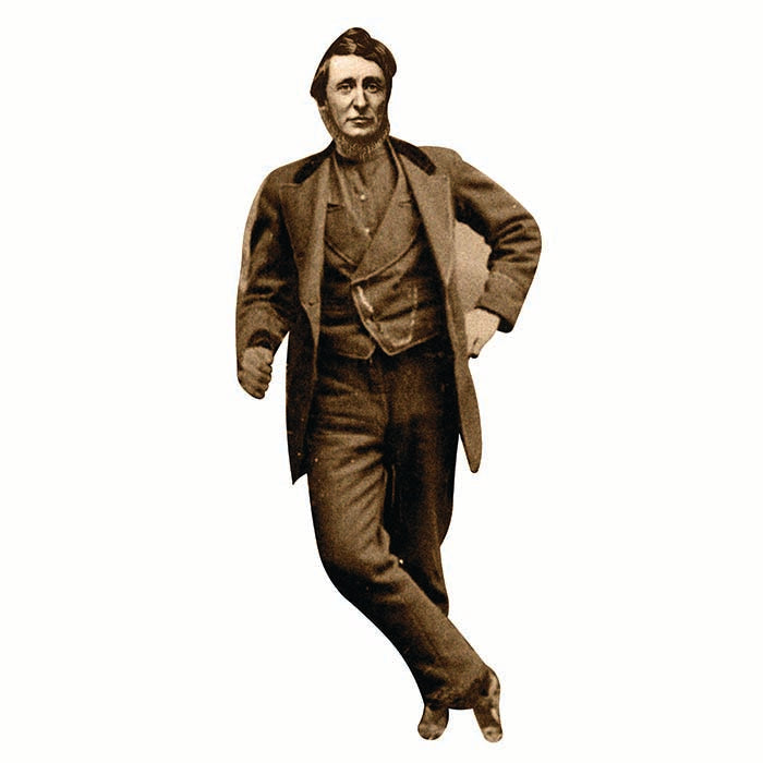 Henry David Thoreau Cardboard Cutout