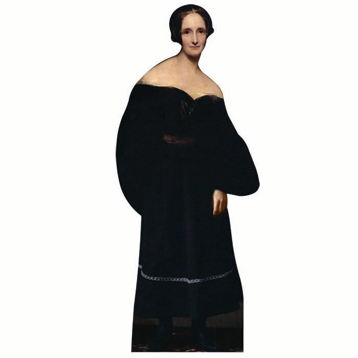 Mary Shelley Cardboard Cutout