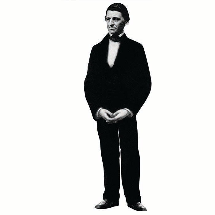 Ralph Waldo Emerson Cardboard Cutout