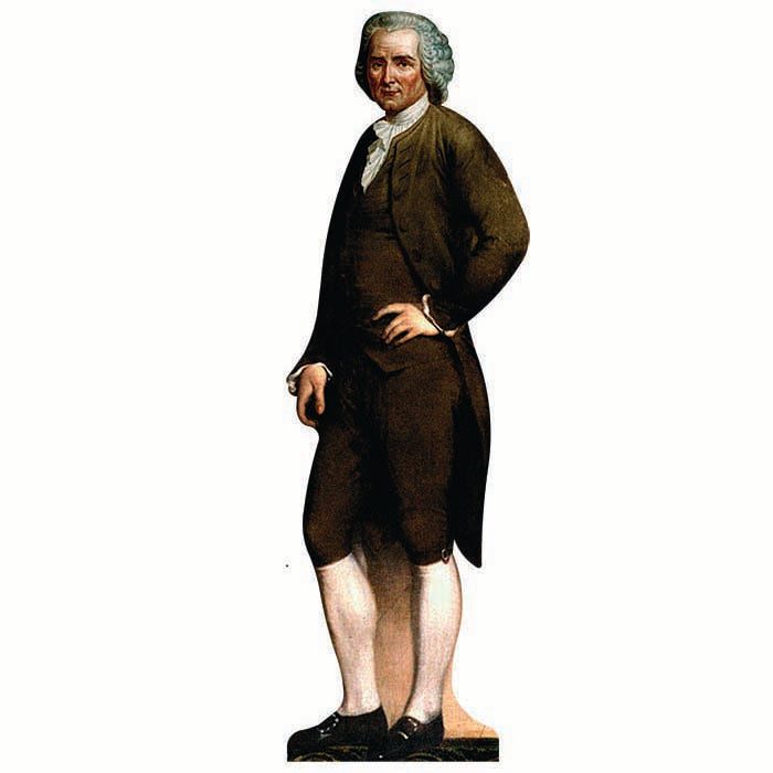 Jean-Jacques Rousseau Cardboard Cutout