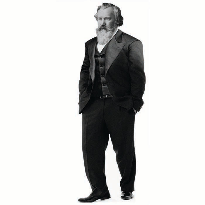 Jonannes Brahms Cardboard Cutout
