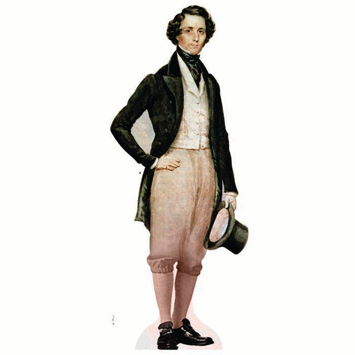 Felix Mendelssohn Cardboard Cutout