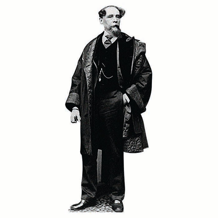 Charles Dickens Cardboard Cutout