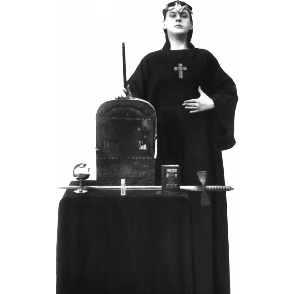 Aleister Crowley 2 Cardboard Cutout