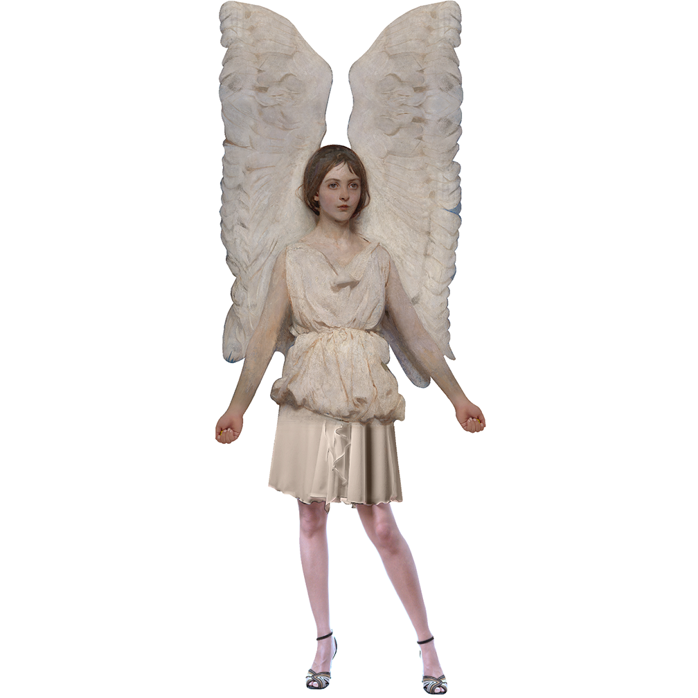 Abbott Handerson Thayer Angel Painting Cardboard Cutout