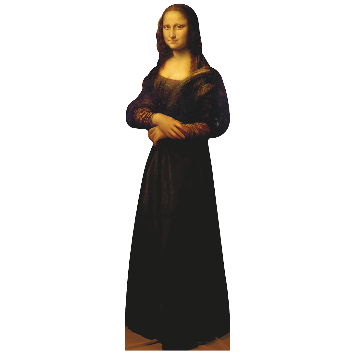 Mona Lisa del Giocondo Full Body Cardboard Cutout