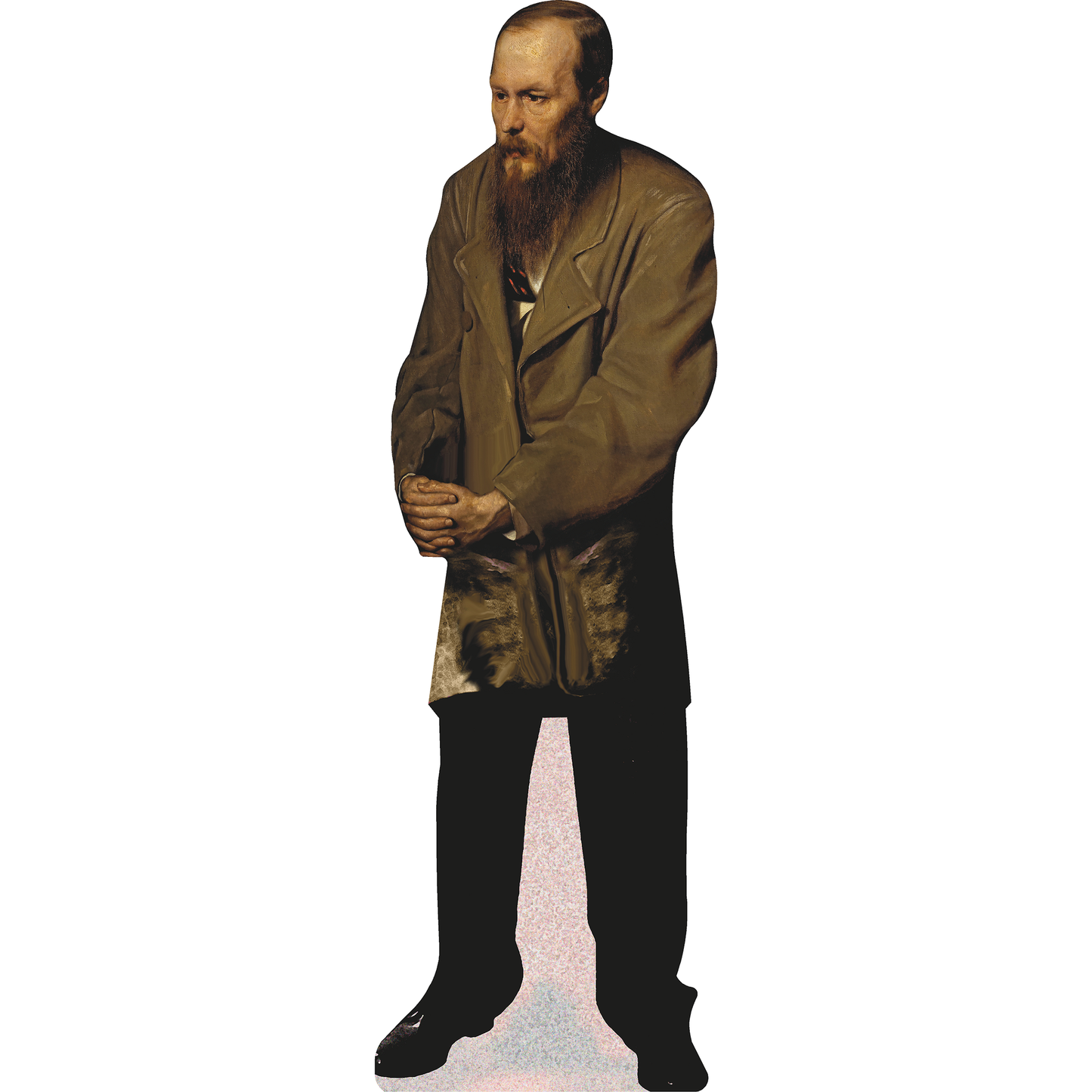 Fyodor Dostoevsky Hands Folded Cardboard Cutout