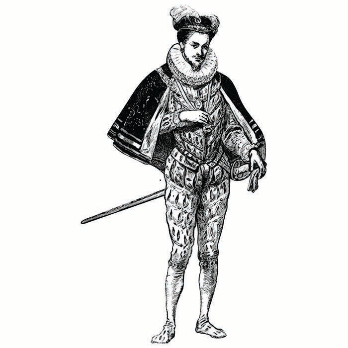 Sir Francis Drake Cardboard Cutout