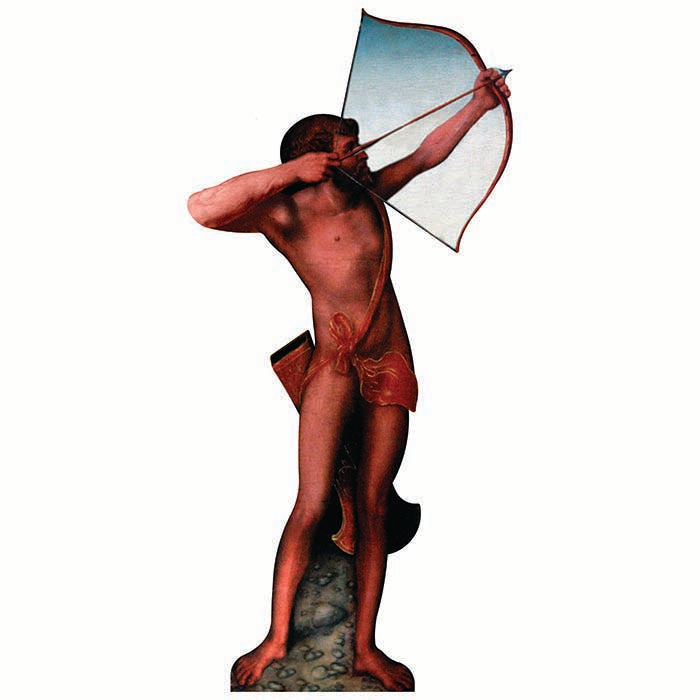 Apollo Shooting Bow Cardboard Cutout