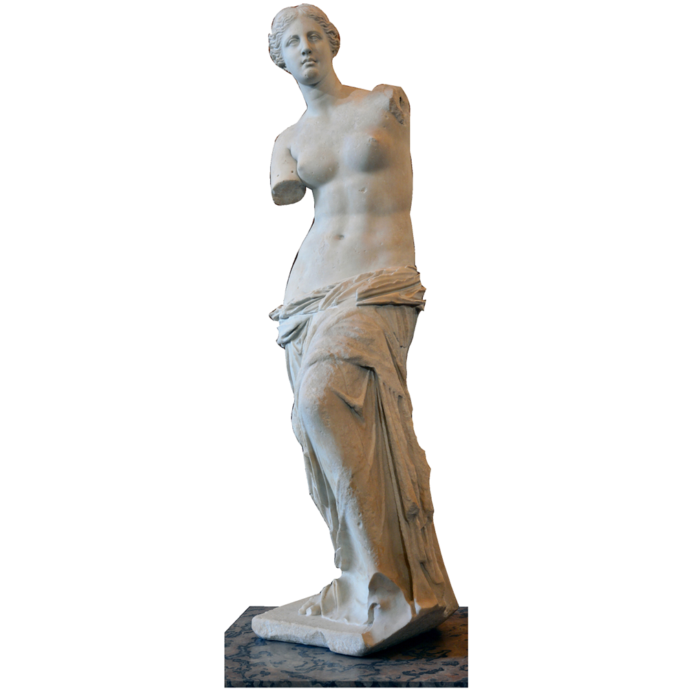 Venus De Milo Statue Sculpture Cardboard Cutout