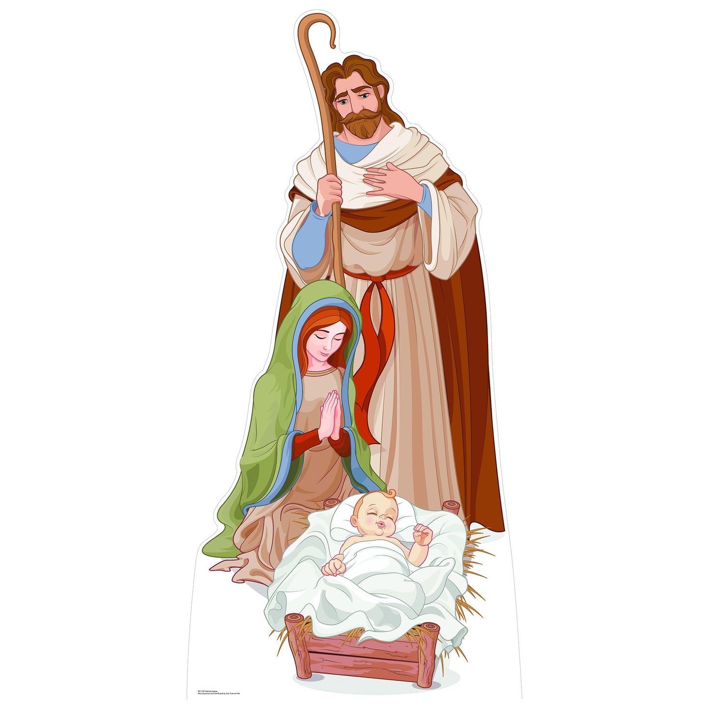Nativity Scene Cardboard Cutout