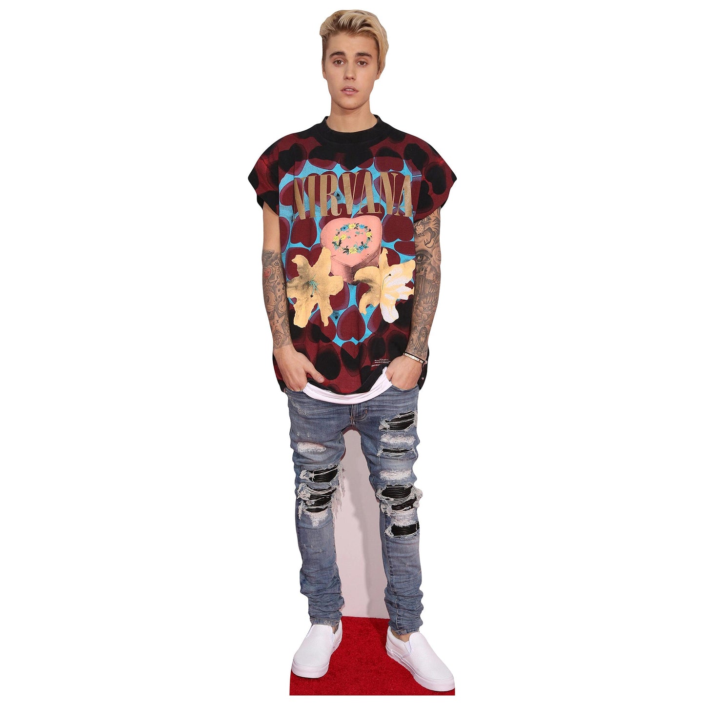 Justin Bieber Ripped Jeans Cardboard Cutout