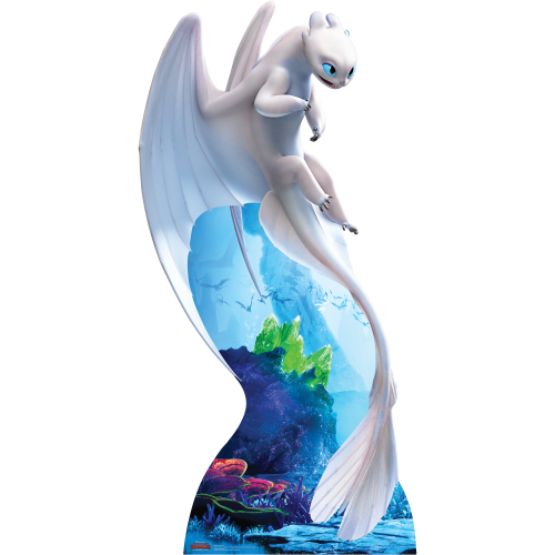 Light Fury How to Train Your Dragon Cardboard Cutout