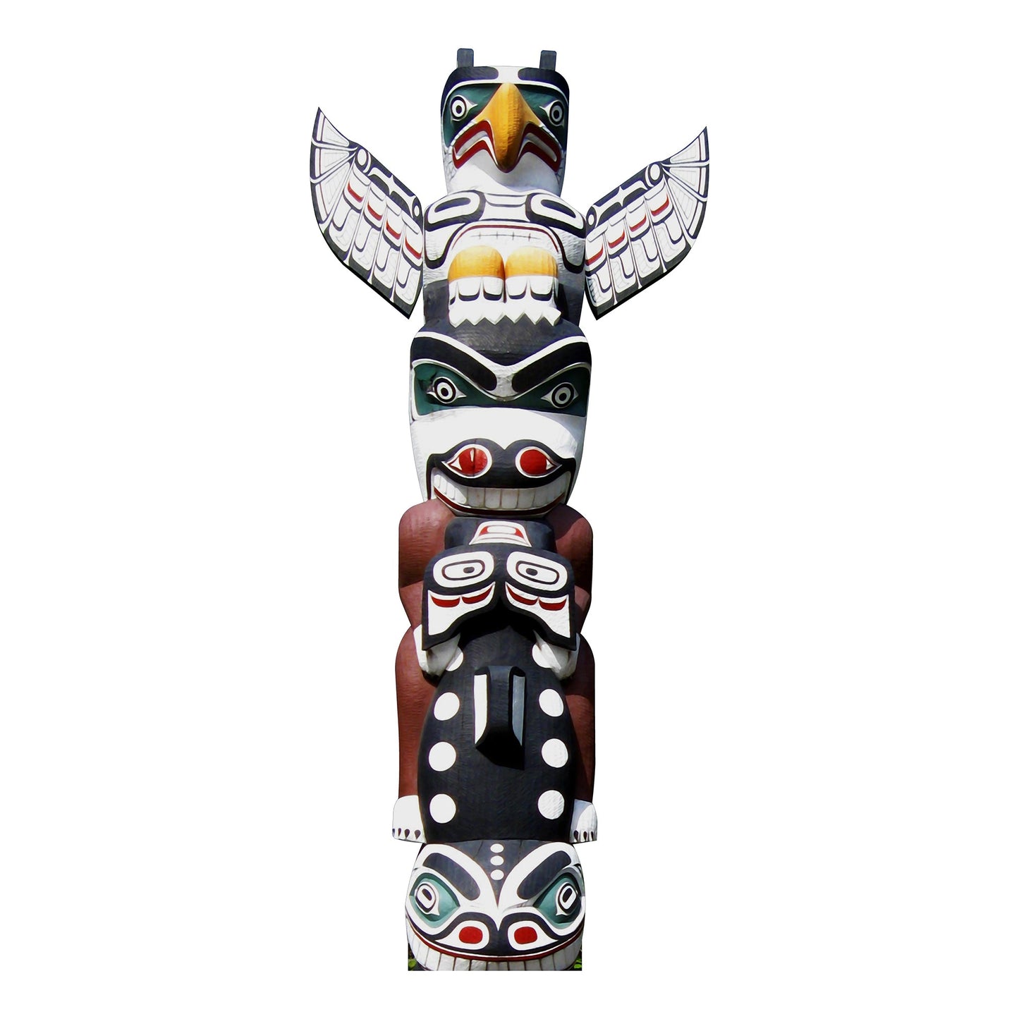Totem Pole Cardboard Cutout
