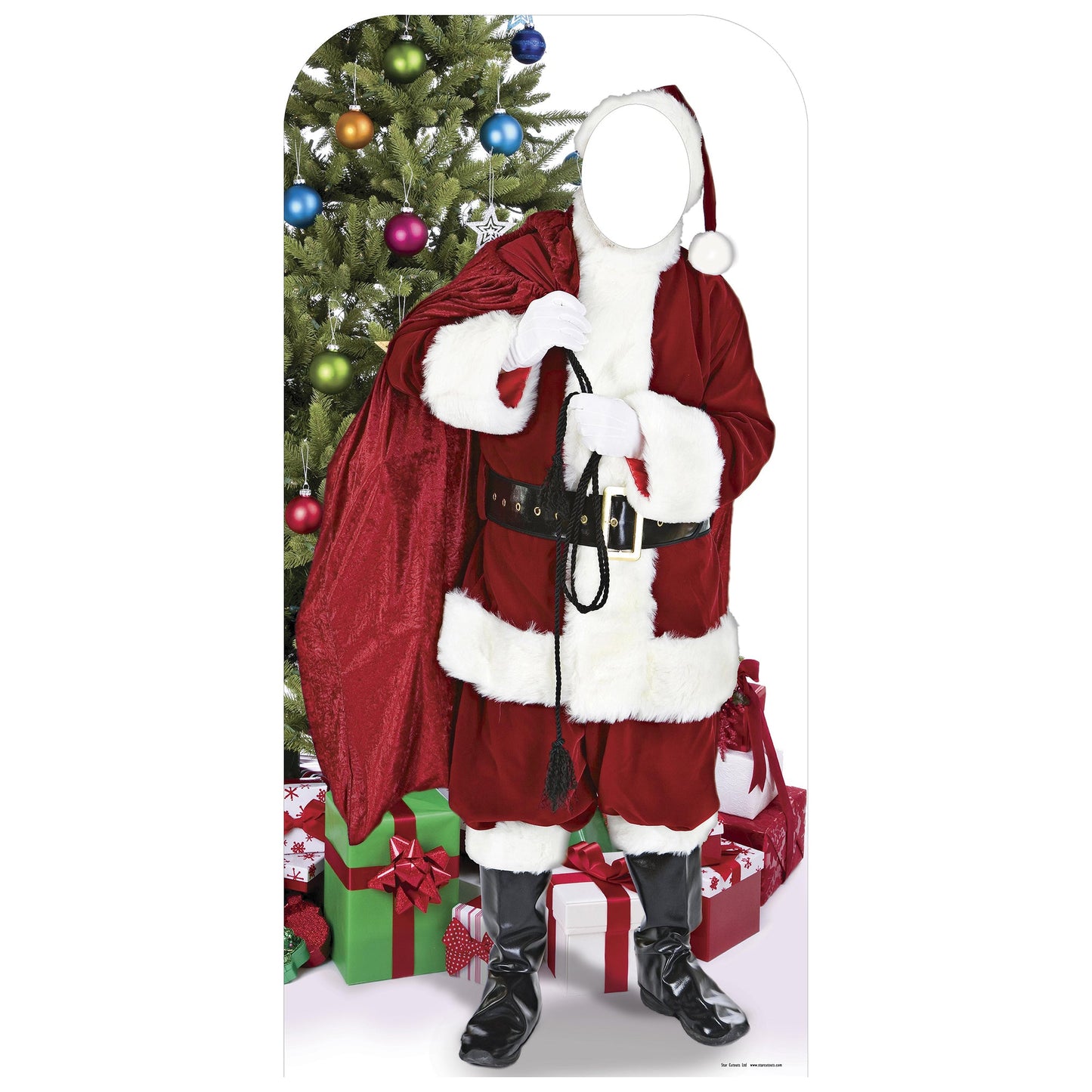 Father Christmas Stand In Cardboard Cutout