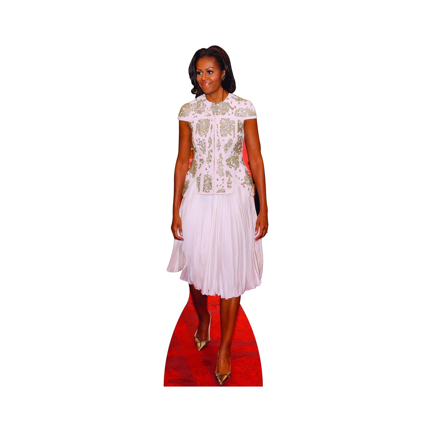 Michelle Obama Dress Cardboard Cutout
