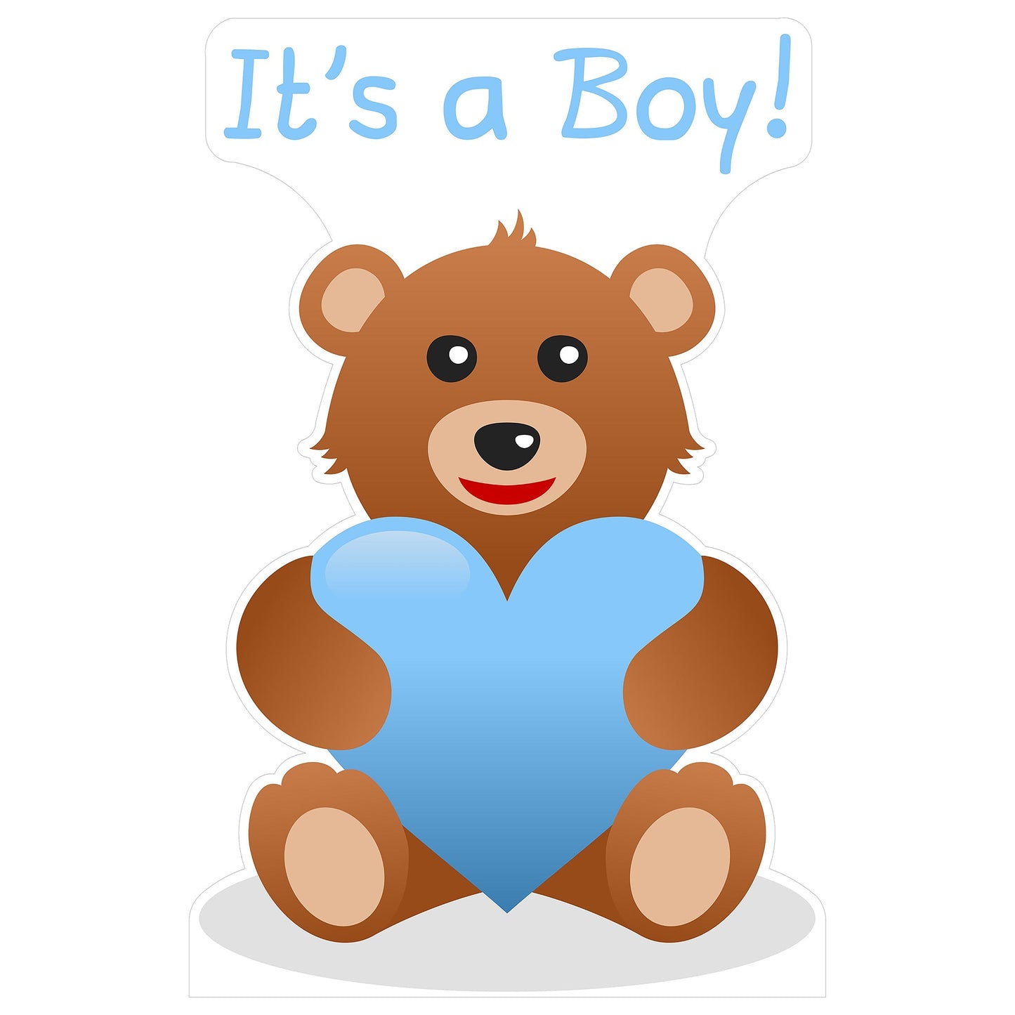 Its a Boy Teddy Bear Cardboard Cutout