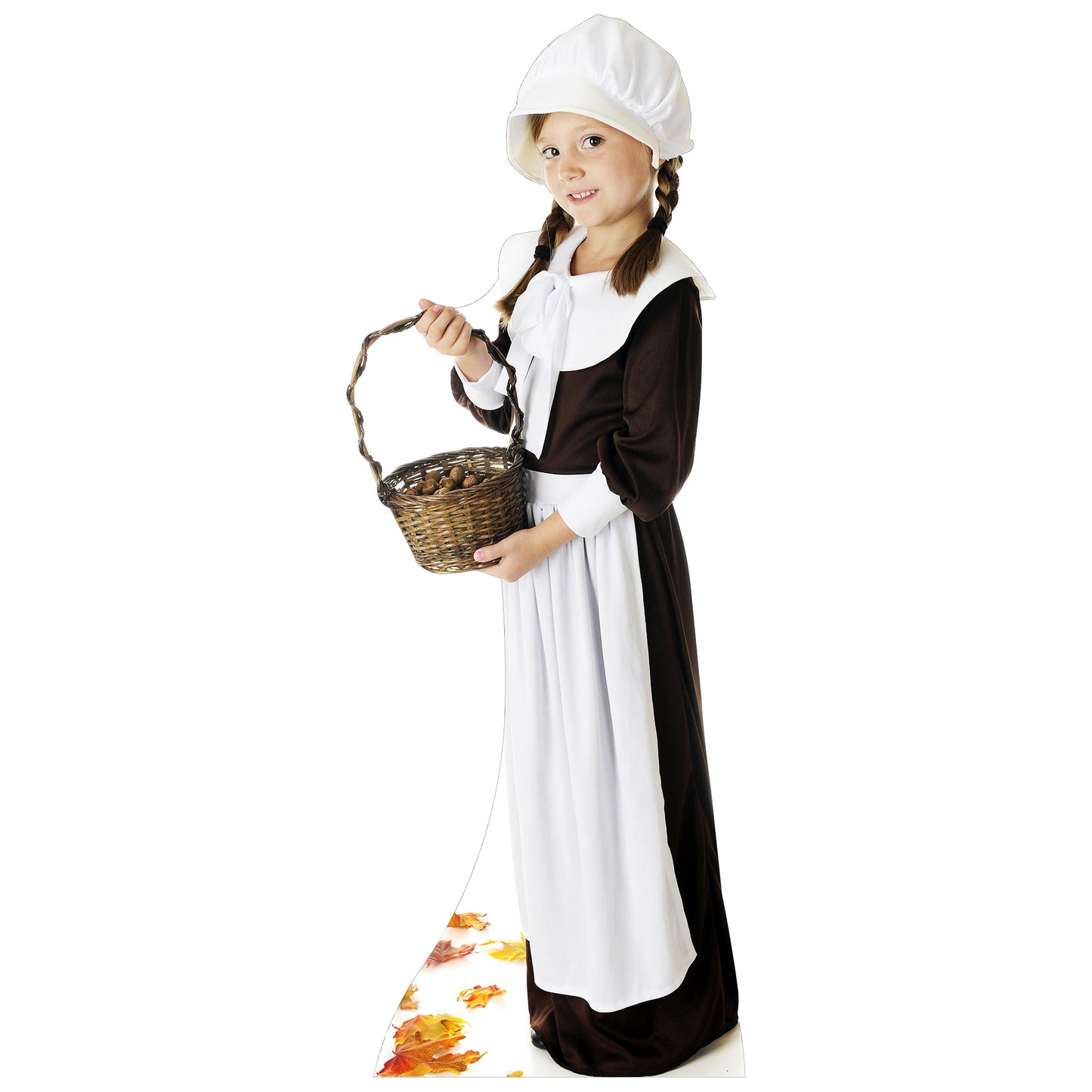 Girl Pilgrim Cardboard Cutout