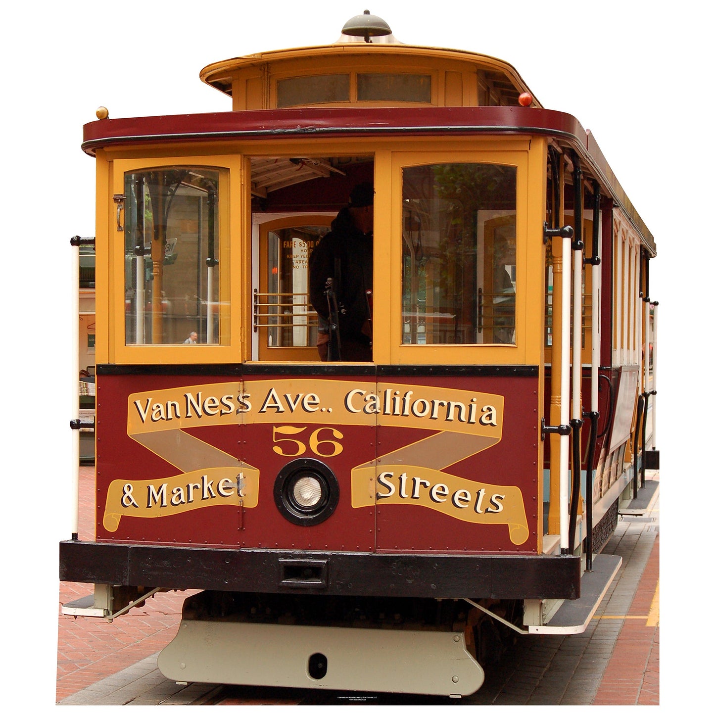 San Francisco Cable Car Cardboard Cutout