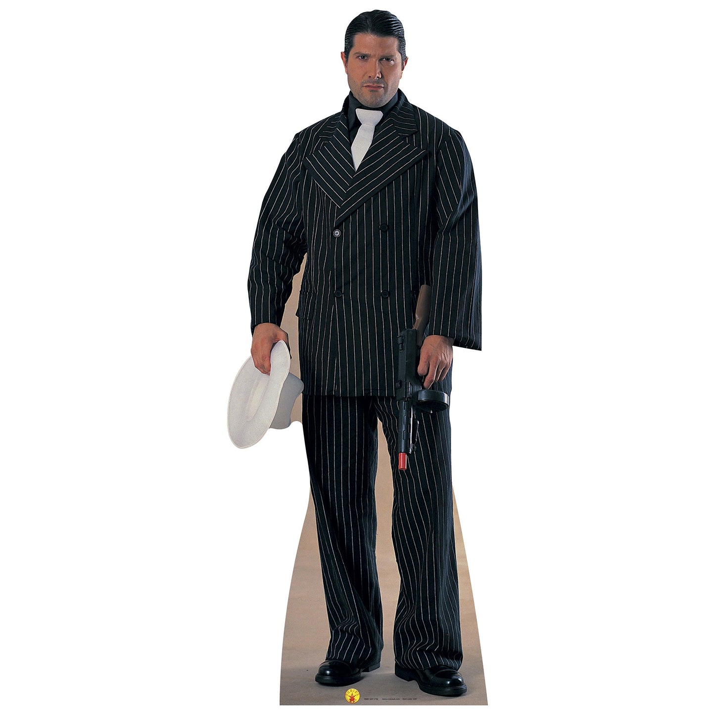 Gangster Pinstripe Cardboard Cutout