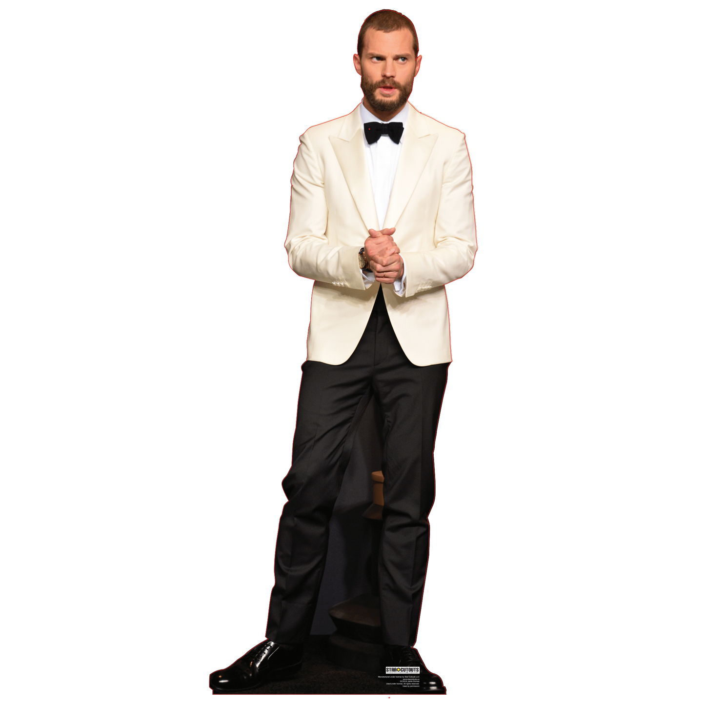 Jamie Dornan White Tux Red Carpet Cardboard Cutout