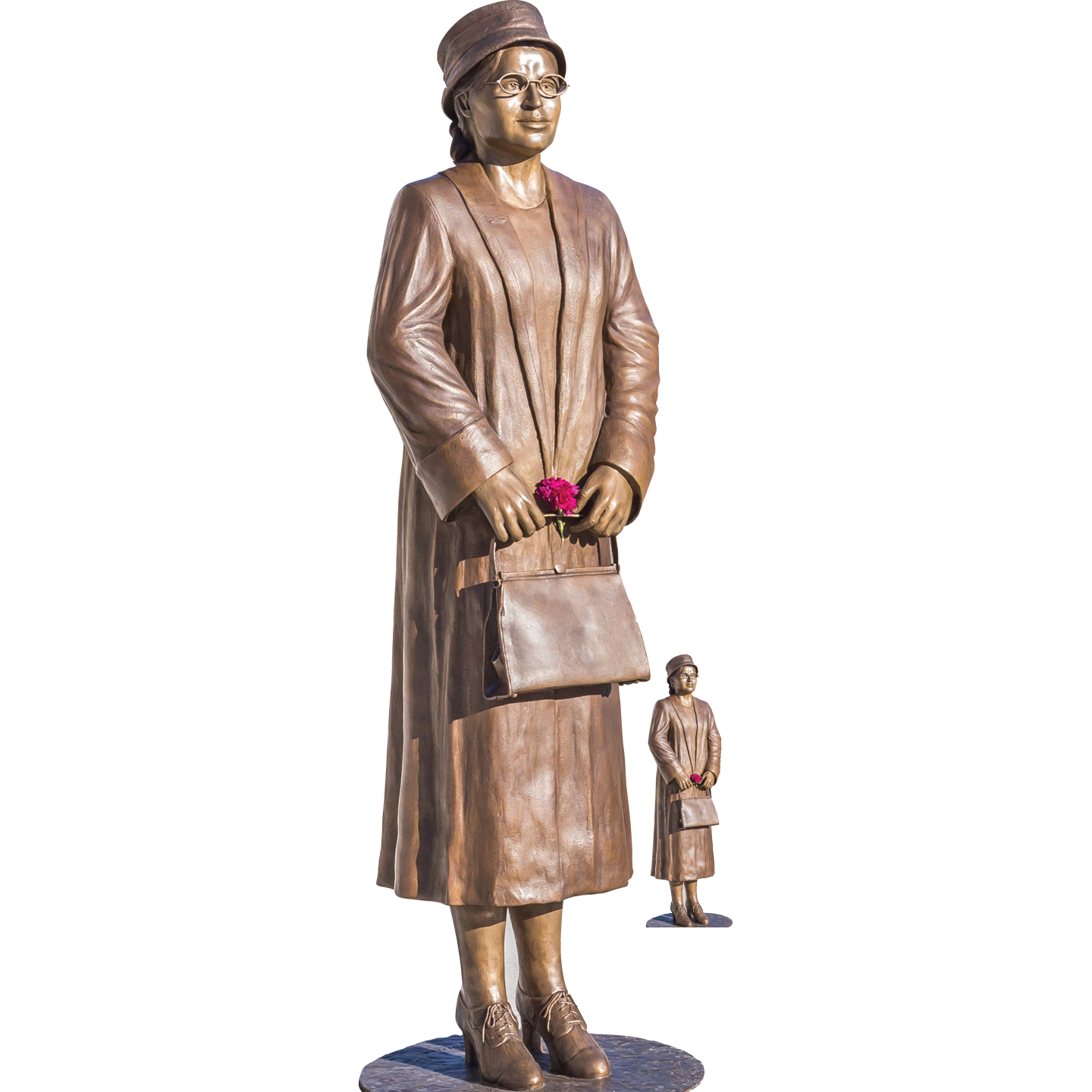 Rosa Parks Statue Cardboard Cutout