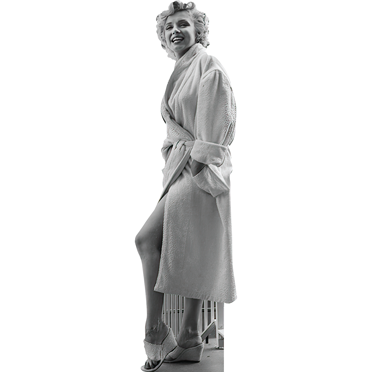 Marilyn Monroe Bathrobe Cardboard Cutout