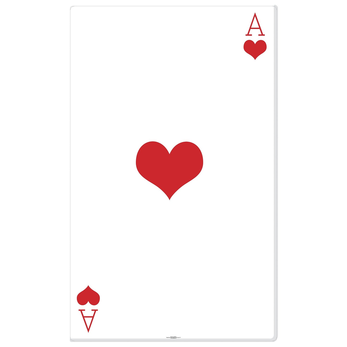 Ace of Hearts Cardboard Cutout