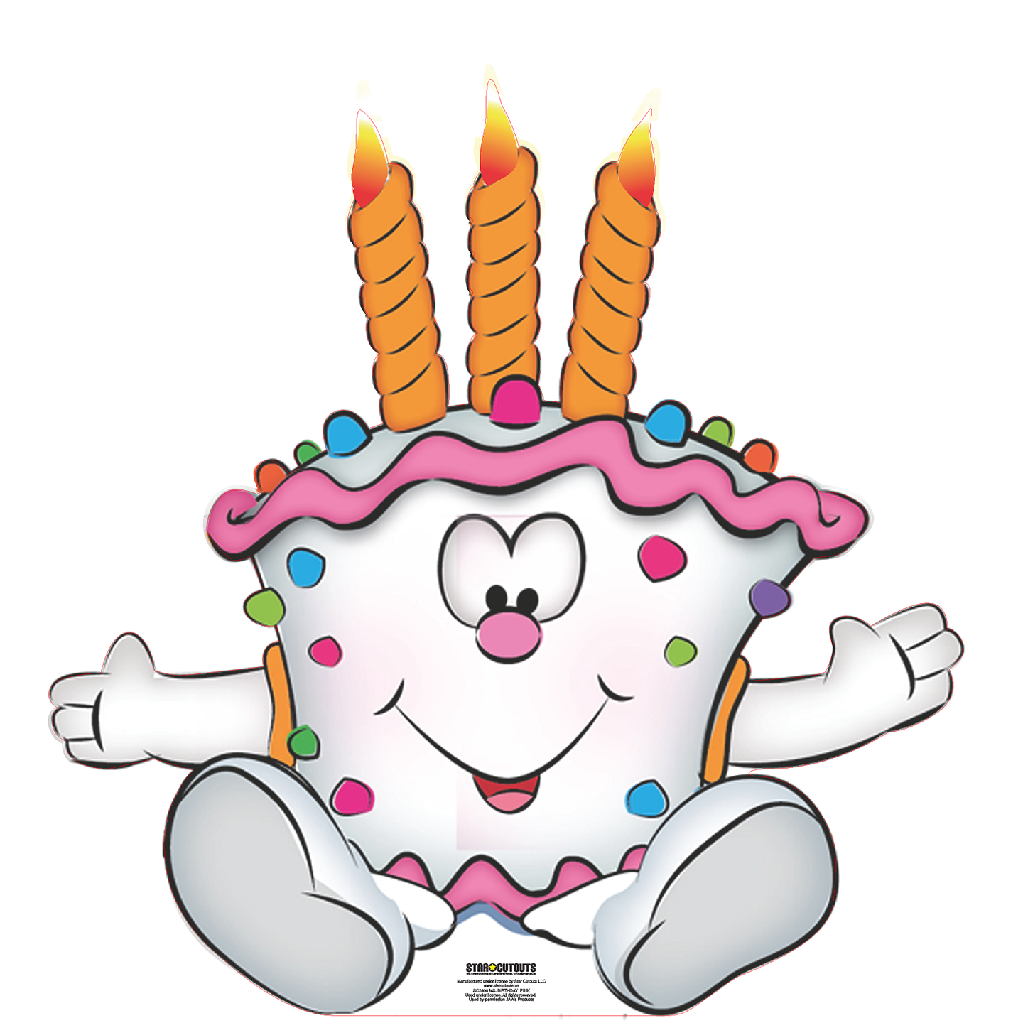 Ms. B'Day the Birthday Cake Cardboard Cutout