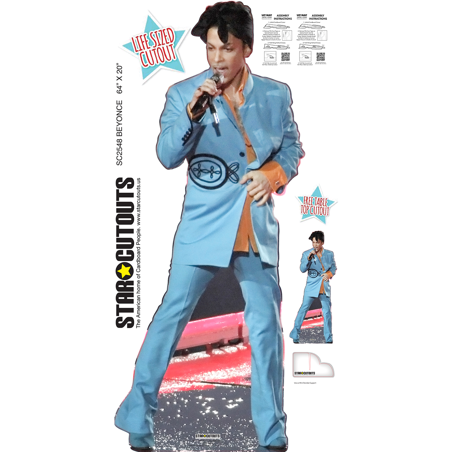 Prince Cardboard Cutout