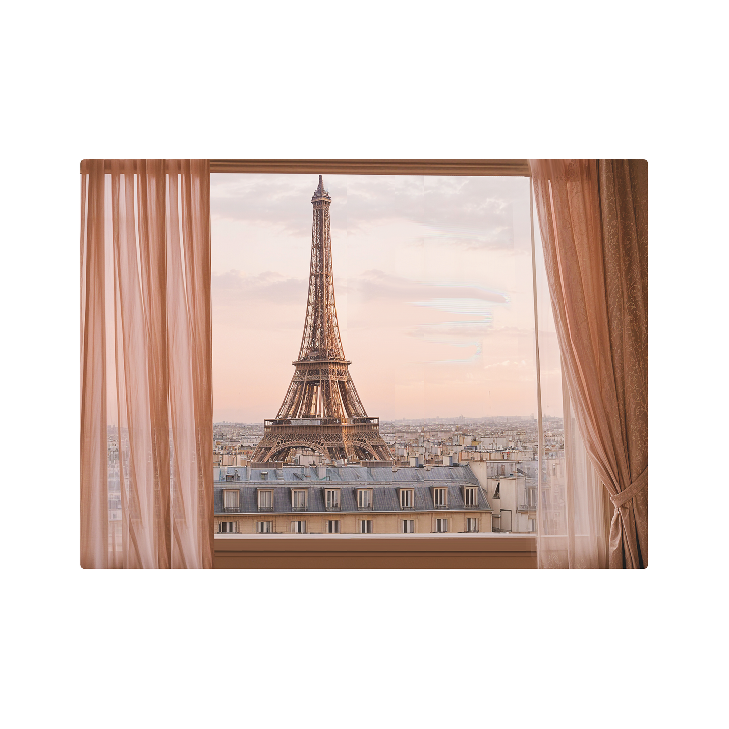 Standing in Paris Cardboard Cutout